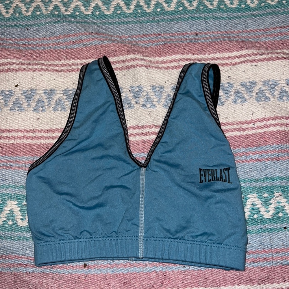 Everlast blue sports bra